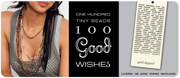 100 good wishes necklaces