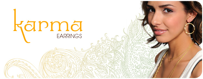 karma earrings