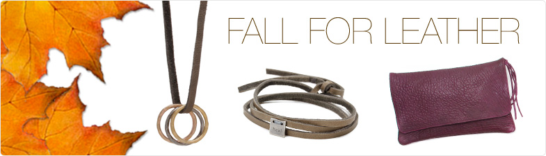 leather, tie closure