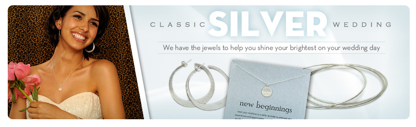 look: classic silver wedding