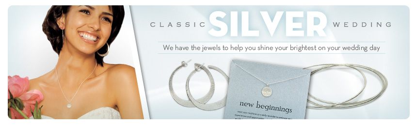 look: classic silver wedding