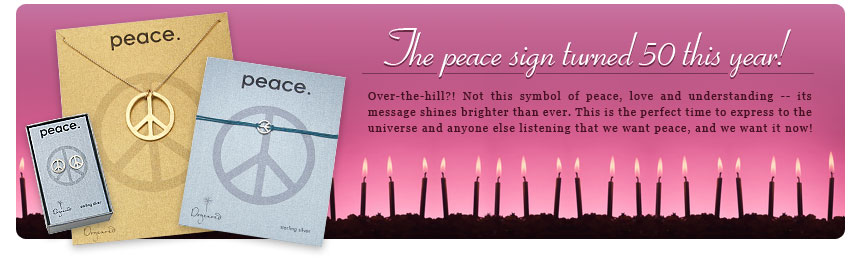 dogeared peace jewelry