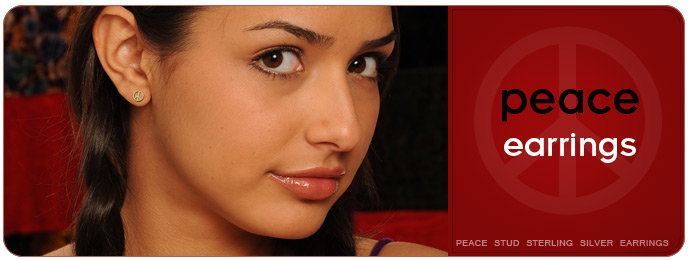 peace earrings