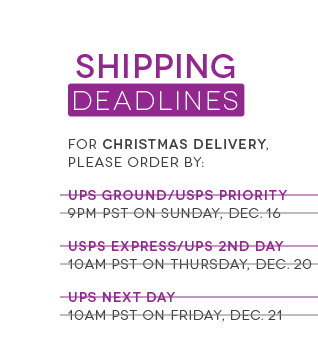 Shipping Deadlines