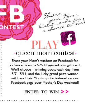 Mother's Day contest on Facebook