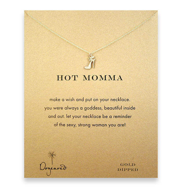 hot momma reminder necklace