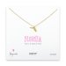 florida necklace, gold dipped
