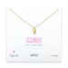 illinois necklace, gold dipped