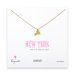 new york necklace, gold dipped