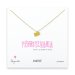 pennsylvania necklace, gold dipped