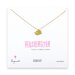washington necklace, gold dipped