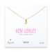 new jersey necklace, gold dipped