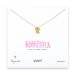 minnesota necklace, gold dipped