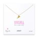 virginia necklace, gold dipped