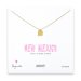 new mexico necklace, gold dipped