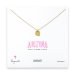 arizona necklace, gold dipped