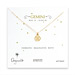 gemini zodiac gold dipped necklace