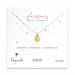 leo zodiac gold dipped necklace