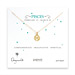 pisces zodiac gold dipped necklace