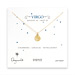 virgo zodiac gold dipped necklace