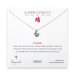 year of the rooster charm necklace, sterling silver