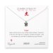 year of the tiger charm necklace, sterling silver