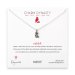 year of the rabbit charm necklace, sterling silver