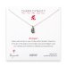 year of the dragon charm necklace, sterling silver