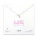 florida necklace, sterling silver