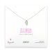 illinois necklace, sterling silver