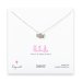 USA necklace, sterling silver