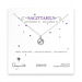 sagittarius zodiac sterling silver necklace