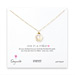 mom one in a million keshi pearl necklace, gold dipped
