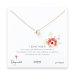 I love mom pearl necklace, gold dipped