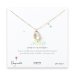 mom keshi pearl necklace, gold dipped
