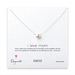 I love mom large white pearl necklace, sterling silver