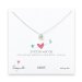 three pearl mom necklace, sterling silver