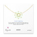 mom karma gold dipped necklace - 18 inches