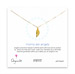 moms are angels gold dipped necklace