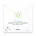 mom karma sterling silver necklace - 18 inches