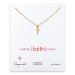 love collection cross necklace, gold dipped