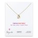 love collection lock and key necklace, gold dipped