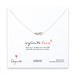infinite love necklace, sterling silver