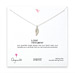 love from above angel wing necklace, sterling silver