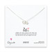 2 of hearts sterling silver necklace