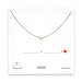 fill in the blanks sterling silver necklace - 18 inches