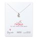 love collection moon necklace, sterling silver