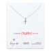 love collection cross necklace, sterling silver