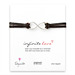 large infinite love silver dipped bracelet on chocolate leather