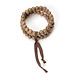 not to worry pebble wood bracelet set of 3